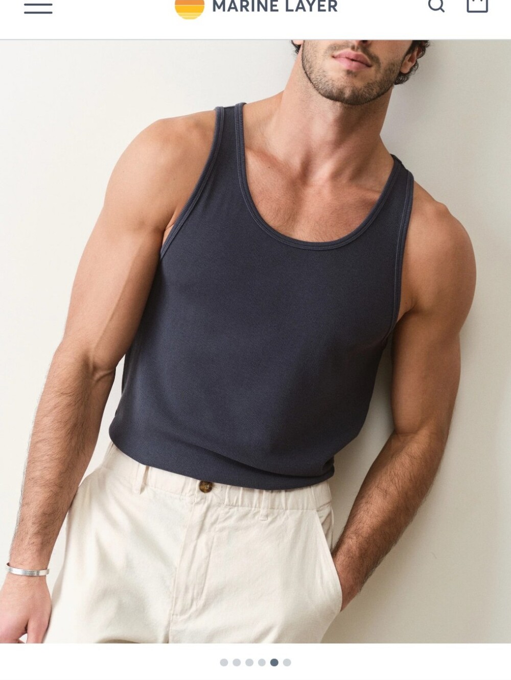 Marine Layer Carter Rib Tank- M